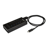 StarTech.com HB30C5A2CST interface hub USB 3.2 Gen 1 (3.1 Gen 1) Type-B 5000 Mbit/s Sort