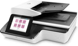 HP Scanjet Enterprise Flow N9120 fn2 Flatbed & ADF scanner 600 x 600 dpi A3 Sort, Hvid