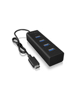 ICY BOX IB-HUB1409-C3 USB 3.2 Gen 1 (3.1 Gen 1) Type-C 5000 Mbit/s Sort
