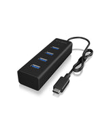 ICY BOX IB-HUB1409-C3 USB 3.2 Gen 1 (3.1 Gen 1) Type-C 5000 Mbit/s Sort
