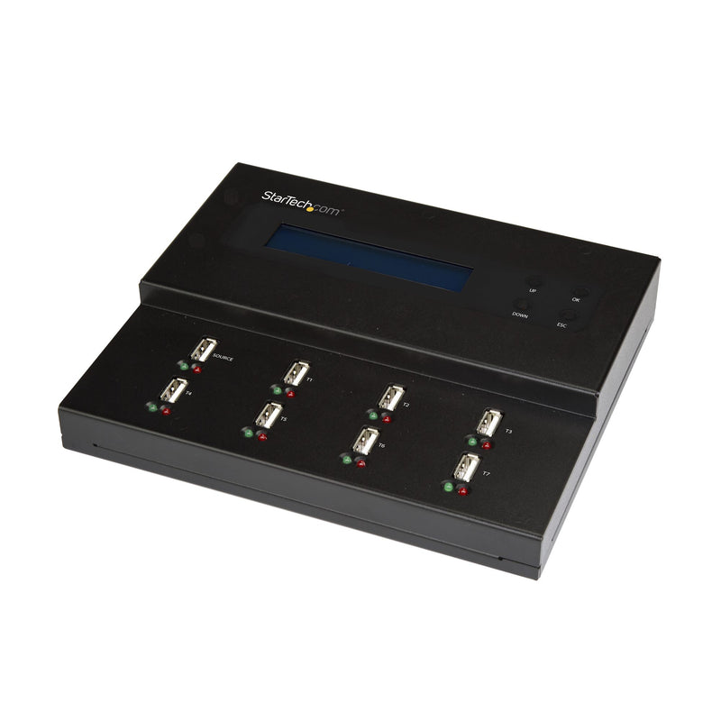 StarTech.com USBDUPE17 kopienhed til digital medie USB flash drev duplikator Sort 7 Kopier