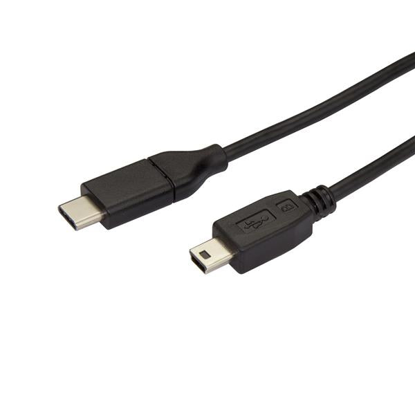 StarTech.com USB2CMB2M USB-kabel USB 2.0 2 m USB C Mini-USB B Sort