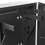 StarTech.com RK630WALVS stativ 6U Vægmonteret stativ Sort