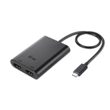 i-tec C31DUAL4KHDMI USB grafisk adapter 3840 x 2160 pixel Sort