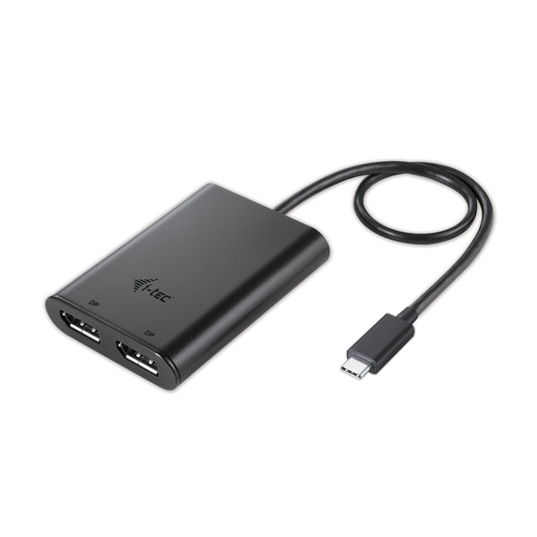 i-tec C31DUAL4KDP USB grafisk adapter 3840 x 2160 pixel Sort