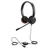 Jabra Evolve 20 Headset Ledningsført Kontor/Callcenter USB Type-A Sort