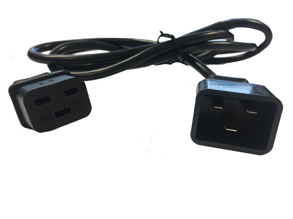 Salicru 663BA000002 el-ledning Sort 1,8 m C20 forbinder C19 forbinder