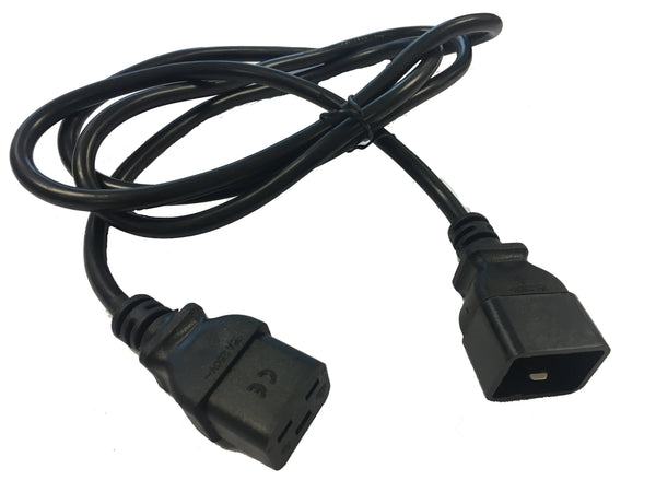 Salicru 663BA000002 el-ledning Sort 1,8 m C20 forbinder C19 forbinder