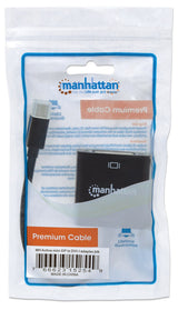 Manhattan 152549 videokabel adapter 0,195 m Mini DisplayPort DVI-I Sort
