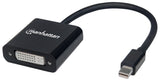 Manhattan 152549 videokabel adapter 0,195 m Mini DisplayPort DVI-I Sort