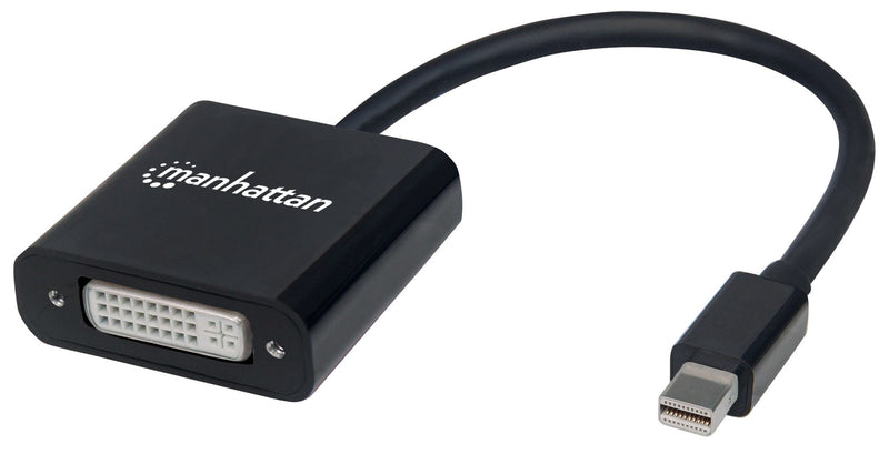 Manhattan 152549 videokabel adapter 0,195 m Mini DisplayPort DVI-I Sort