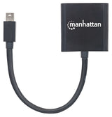 Manhattan 152549 videokabel adapter 0,195 m Mini DisplayPort DVI-I Sort