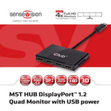 CLUB3D CSV-6400 video-splitter 4x DisplayPort