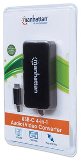 Manhattan 152600 dockingstation USB Type-C Sort