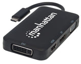 Manhattan 152600 dockingstation USB Type-C Sort