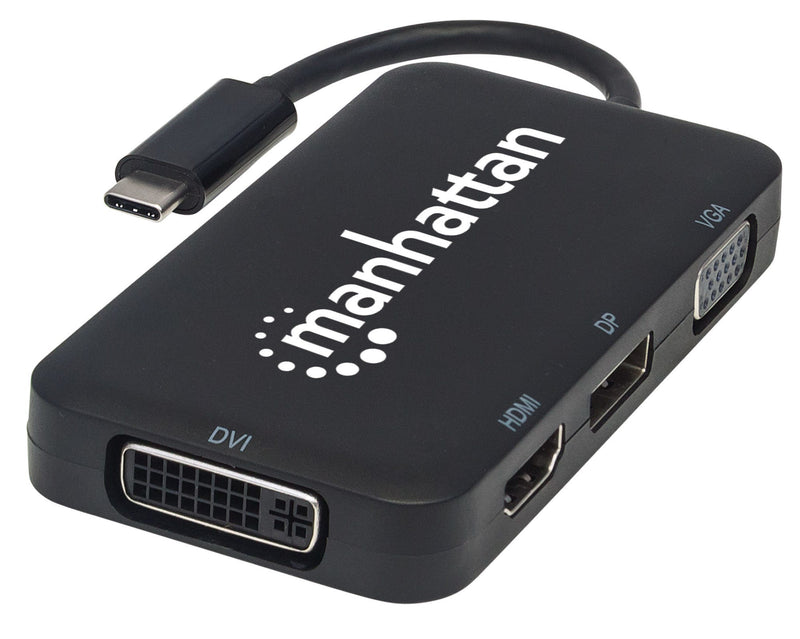 Manhattan 152600 dockingstation USB Type-C Sort