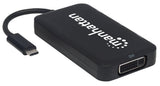 Manhattan 152600 dockingstation USB Type-C Sort