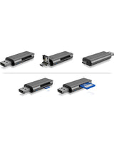 ICY BOX IB-CR200-C kortlæser USB 2.0 Sort