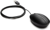 HP Wired Desktop 320M Mouse mus Kontor Ambidextrous USB Type-A Optisk 1000 dpi