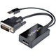 StarTech.com DVI2DP2 videokabel adapter 0,254 m DVI-D DisplayPort Sort