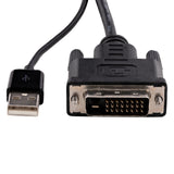 StarTech.com DVI2DP2 videokabel adapter 0,254 m DVI-D DisplayPort Sort