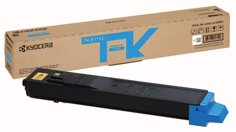 KYOCERA TK-8115C tonerpatron 1 stk Original Blå