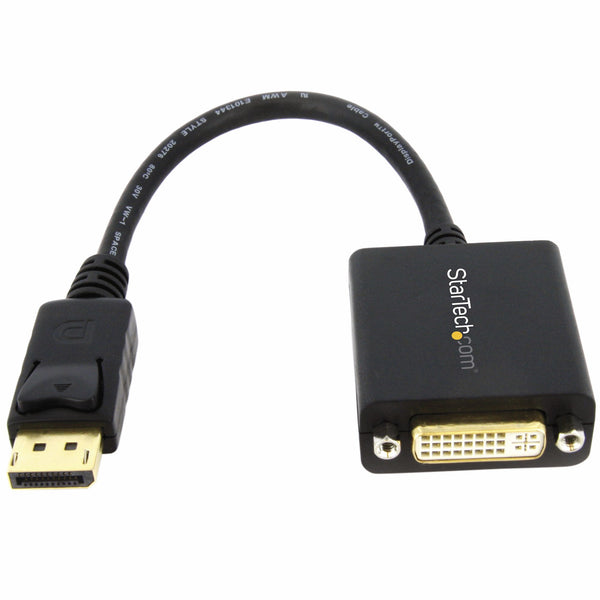 StarTech.com DP2DVI2 videokabel adapter 0,152 m DisplayPort DVI-I Sort