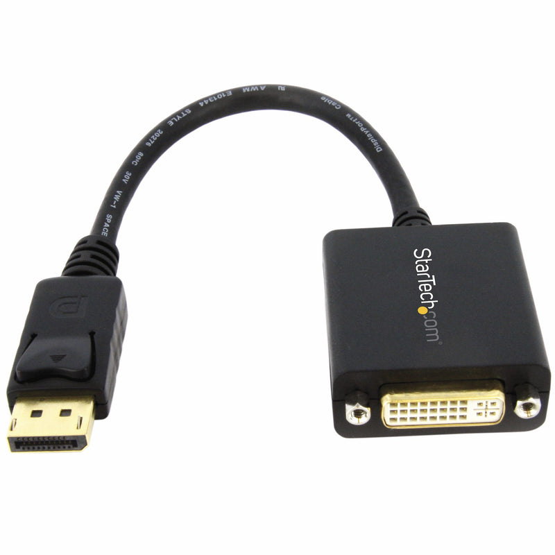 StarTech.com DP2DVI2 videokabel adapter 0,152 m DisplayPort DVI-I Sort