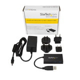 StarTech.com HB30A3A1CSFS interface hub USB 3.2 Gen 1 (3.1 Gen 1) Type-A 5000 Mbit/s Sort