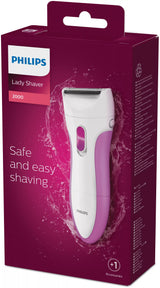Philips SatinShave Essential HP6341/00 ladyshaver 1 hoved(er) Lyserød, Hvid