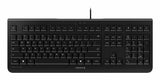 CHERRY KC 1000 tastatur Universel USB AZERTY Belgisk Sort
