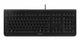 CHERRY KC 1000 tastatur Universel USB AZERTY Belgisk Sort