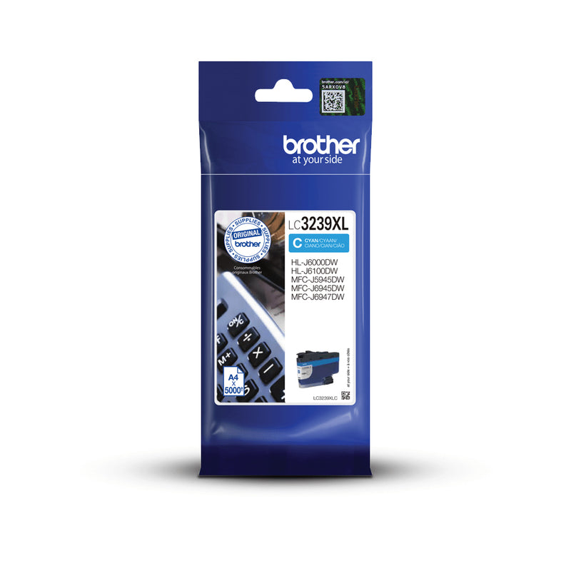Brother LC3239XLC blækpatron 1 stk Original Højt (XL) udbytte Blå