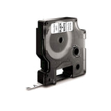 DYMO D1 Standard - Black on White - 6mm etiketbånd Sort på hvid