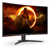 AOC G2 C32G2ZE/BK computerskærm 80 cm (31.5") 1920 x 1080 pixel Fuld HD LED Sort, Rød