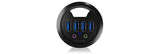 ICY BOX IB-HUB1403A stikkontakt Sort
