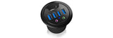 ICY BOX IB-HUB1403A stikkontakt Sort