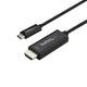 StarTech.com CDP2HD1MBNL videokabel adapter 1 m USB Type-C HDMI Sort