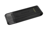 Kingston Technology DataTraveler 70 USB-nøgle USB Type-C 3.2 Gen 1 (3.1 Gen 1) Sort