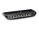 TP-Link TL-SG1008D Ikke administreret Gigabit Ethernet (10/100/1000) Sort