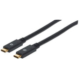 Manhattan 354905 USB-kabel USB 3.2 Gen 1 (3.1 Gen 1) 2 m USB C Sort