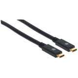 Manhattan 354905 USB-kabel USB 3.2 Gen 1 (3.1 Gen 1) 2 m USB C Sort