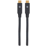 Manhattan 354905 USB-kabel USB 3.2 Gen 1 (3.1 Gen 1) 2 m USB C Sort