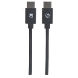 Manhattan 354882 USB-kabel USB 2.0 3 m USB C Sort