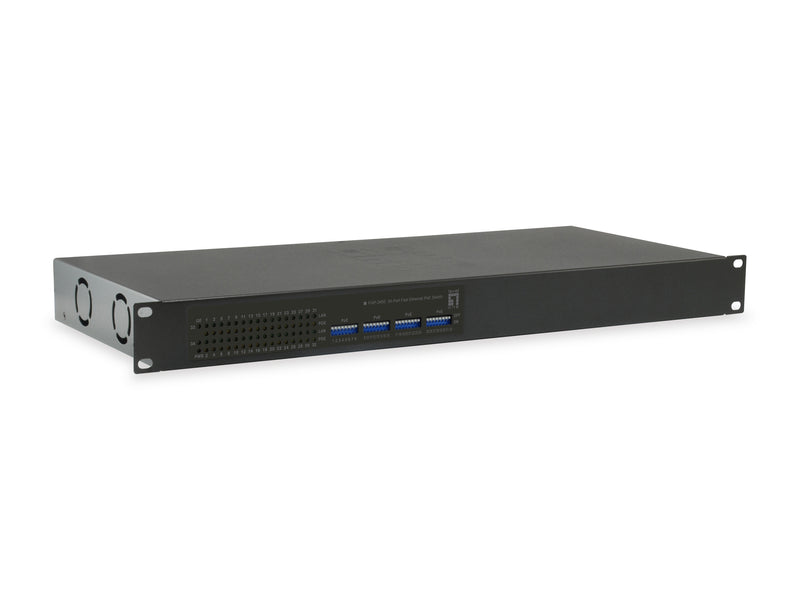 LevelOne FGP-3400W380 netværksswitch Ikke administreret Fast Ethernet (10/100) Strøm over Ethernet (PoE) Sort