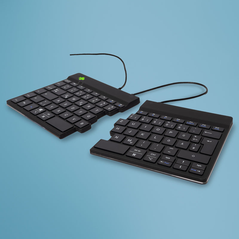 R-Go Tools RGOSP-DEWIBL tastatur Universel USB Tysk Sort