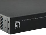 LevelOne GTL-2661 netværksswitch Administreret L2 Gigabit Ethernet (10/100/1000) Sort