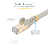 StarTech.com 6ASPAT7MGR netværkskabel Grå 7 m Cat6a S/UTP (STP)