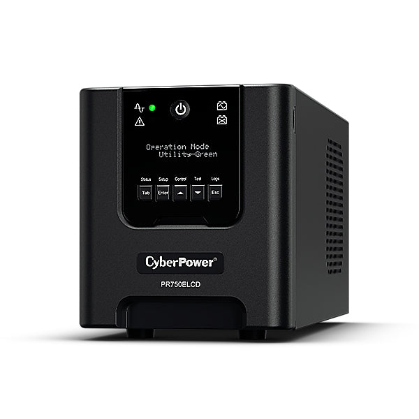 CyberPower PR750ELCDGR UPS-enhed Interaktivt indgangsstik 0,75 kVA 675 W 4 AC stikkontakt(er)