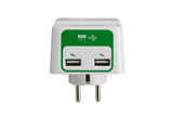 APC PM1WU2-GR overspændingsbeskytter Hvid 1 AC stikkontakt(er) 230 V
